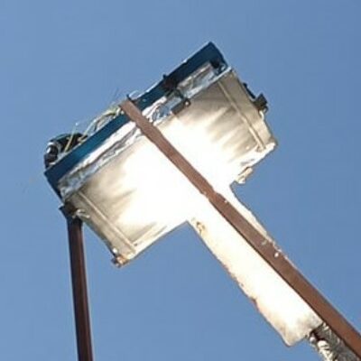 Flat Finned Solar Receiver